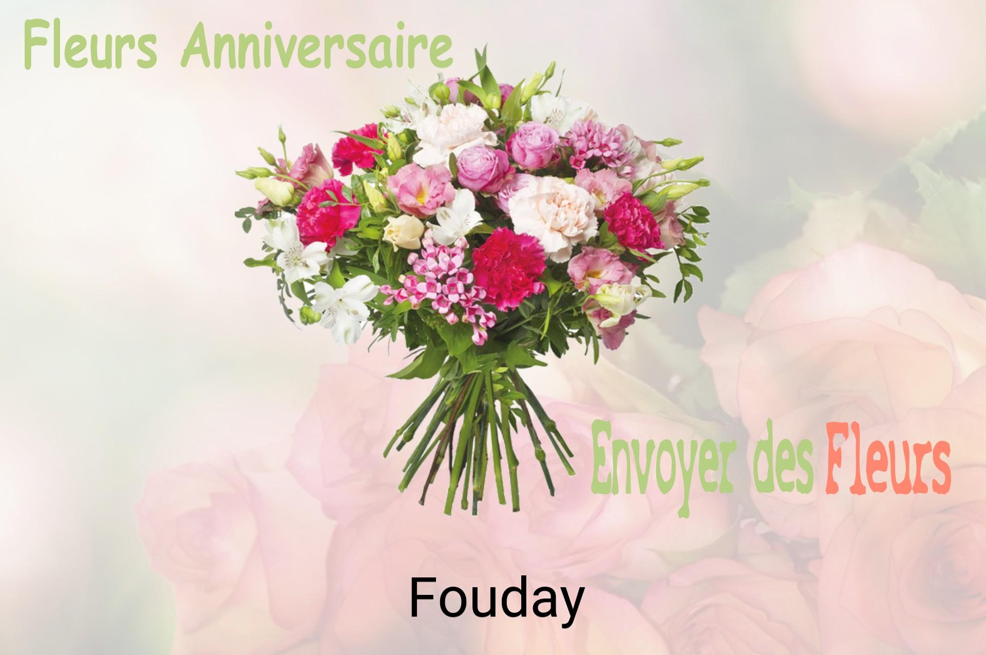 Bouquet de fleurs d’anniversaire livré à Fouday