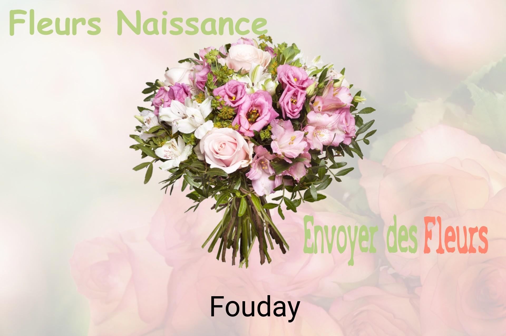 Bouquet de fleurs de naissance livré à Fouday
